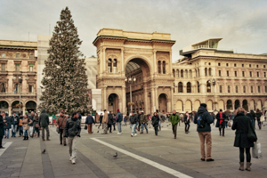 Milan Galleria Christmas Tree