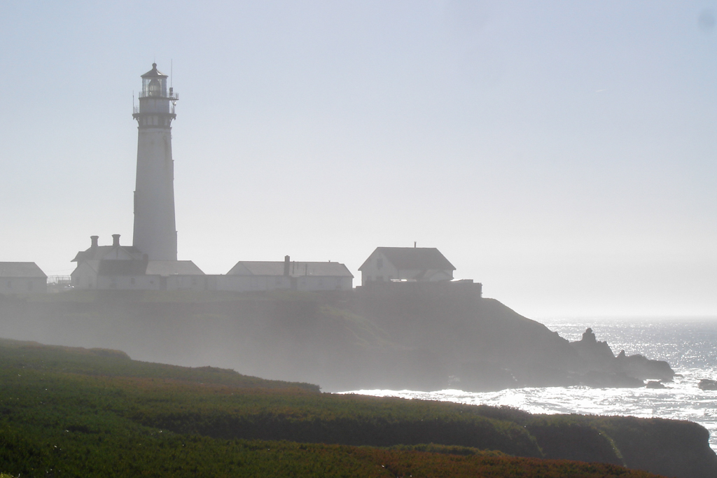 Lighthouse on Pacific Coast